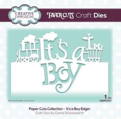 It's a Boy Edger Creative Expressions Die (CEDPC1071)