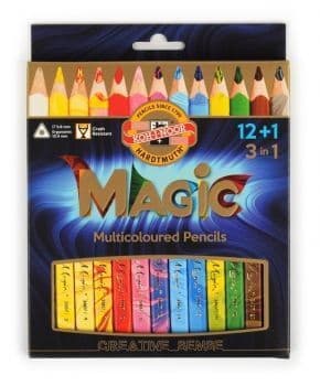 Koh-I-Noor 12 Set Jumbo Magic Triangular Pencils