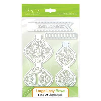 Large Lacy Bow Tonic Studios Die (592E)