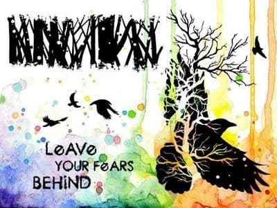 Leave Your Fears Visible Image Stamp