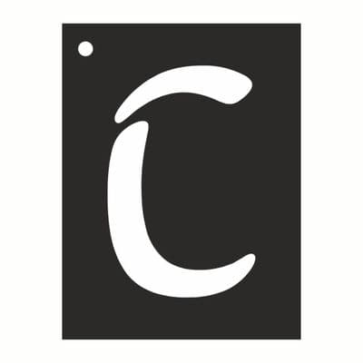 Letter C - Mini Creative Expressions Stencil