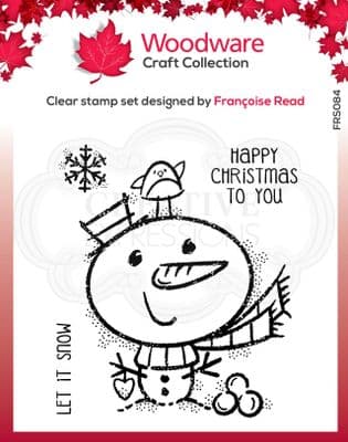Little Snowman Woodware Clear Stamp (FRM084)
