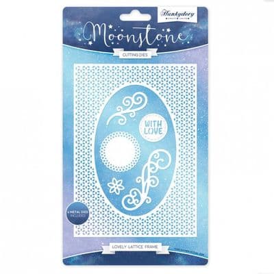 Lovely Lattice Frame Moonstone Dies