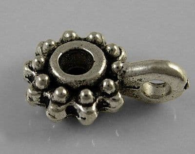 Metal Hanger Links Antique Silver (10)