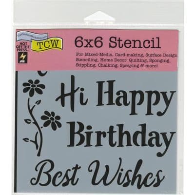 Mini Happy Greetings Crafter's Workshop Mask 6