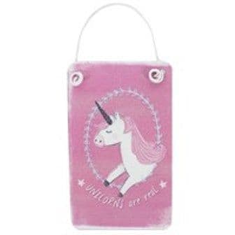 Mini Pink Unicorn Metal Sign