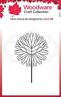 Mini Round Twiggy Tree Woodware Clear Stamp (JGM017)