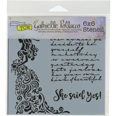 Mini She Said Yes Crafter's Workshop Mask 6