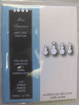 Mini Snowmen Memory Box Die (98675)