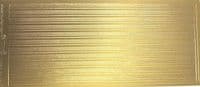 Mixed Width Straight Line Borders Gold Peel-Off Sticker