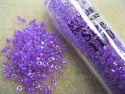 Miyuki Delica 11/0 Lilac AB Lined (0073V)
