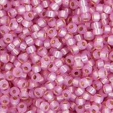 Miyuki Seed Bead 11/0 22g Light Rose Silver Lined Opal Dyed Alabaster (0555V)