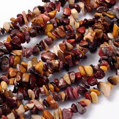 Mookaite Chip Beads 32