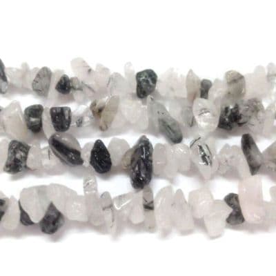 Natural Rutilated Quartz Chip Beads 36