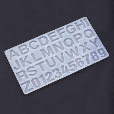Number and Letter Silicone mould