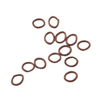 Oval Jump Rings - Copper - 7x5mm (pack of 50)