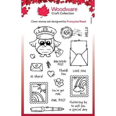 Owl Post Woodware Clear Stamp (FRB002)