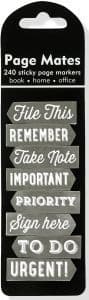 Page Mates Chalkboard (sticky flag page markers)