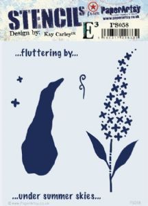 PaperArtsy Kay Carley Stencil (PS058)
