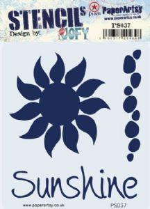 PaperArtsy Stencil 037 {JOFY} (sunflower) (PS037)