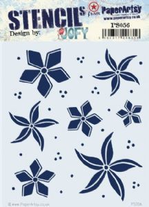 PaperArtsy Stencil 056 {JOFY} (small flowers) (PS056)