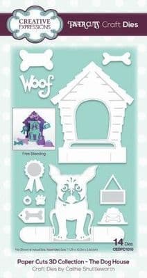 Papercuts 3D Collection the Dog House Die Sue Wilson Die (CEDPC1016)