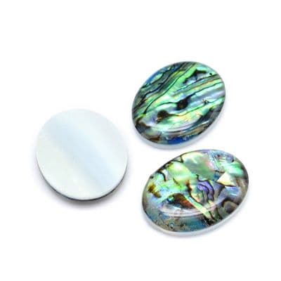 Paua Shell Oval Cabochon (single)
