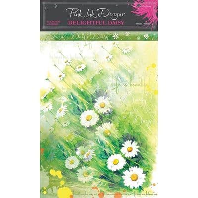 Pink Ink Designs Delightful Daisy A4 Rice Paper