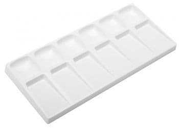 Plastic Slantwell Palette 21.5cm x 9cm