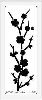 Plum Blossom Branch Dreamweaver Stencil (LL535)