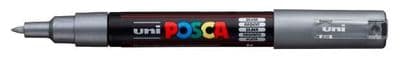 Posca Extra Fine Bullet Tip Silver (PC-1M)