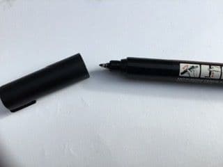Posca Ultra Fine Bullet Tip Black (PC-1MR)