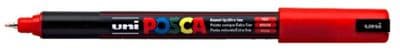 Posca Ultra Fine Bullet Tip Red (PC-1MR)