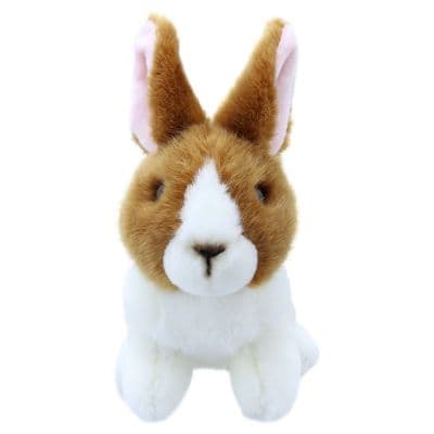 Rabbit brown & white Mini Wilberry Toy