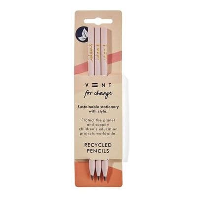Recycled Pencils - Carnation (cream pack)