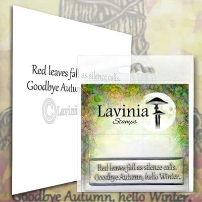 Red Leaves - Lavinia Stamps (LAV574)