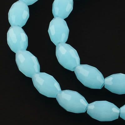 Rice Beads Opaque Pastel Blue
