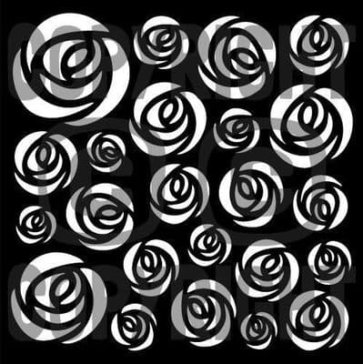 Rose Swirls That Special Touch Mask