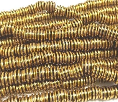 Round 6mm Gold Beads pack of 10