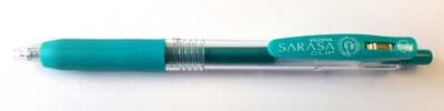 Sarasa Clip 0.5mm Blue Green Zebra Gel Pen