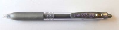 Sarasa Clip 1mm Silver Zebra Gel Pen