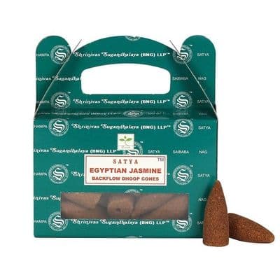 Satya Egyptian Jasmine Backflow Dhoop Cones