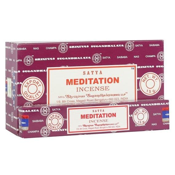 Satya Incense Sticks - Meditation (15g pack)