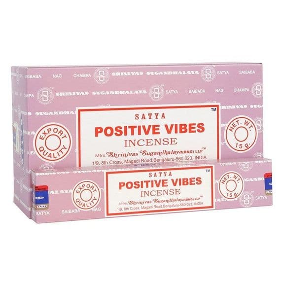 Satya Incense Sticks - Positive Vibes (15g pack)