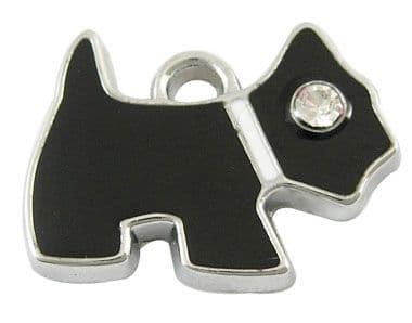 Scottie Dog Enamel Charms (2)