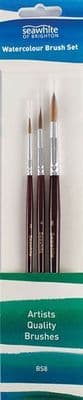 Seawhite Watercolour Brush set (2,4,8)