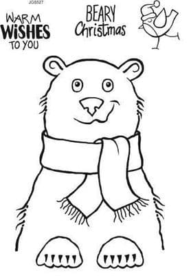 Self Portrait Clear Woodware Stamp  (JGS527)