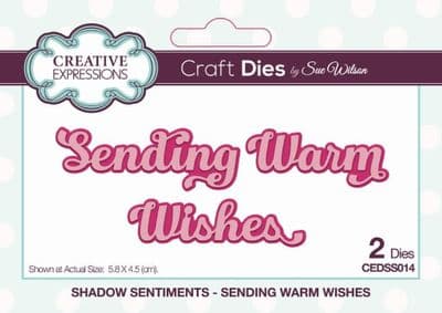 Sending Warm Wishes Creative Expressions Die (CEDSS014)