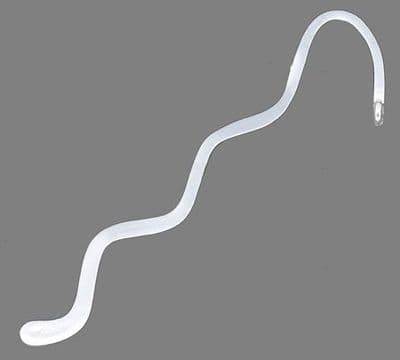 Silver Colour Bookmark - Wavy