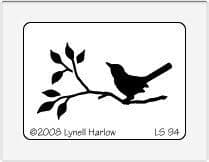 Small Bird Dreamweaver Stencil (LS94)